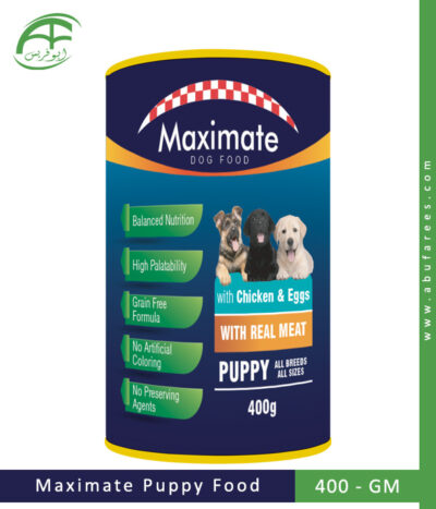 maximate-canned-puppy-food-chicken-eggs-400gm