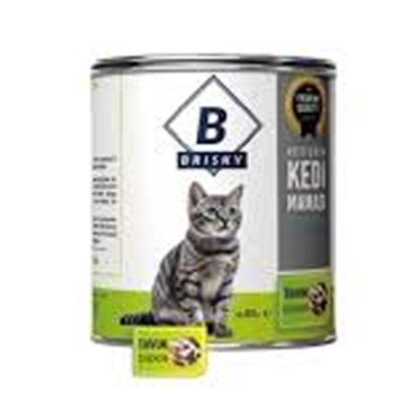 Brisky Adult Cat Can Food Chicken - 400G