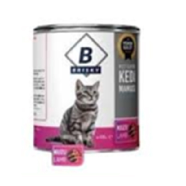 Brisky Adult Cat Can Food Lamb - 400G