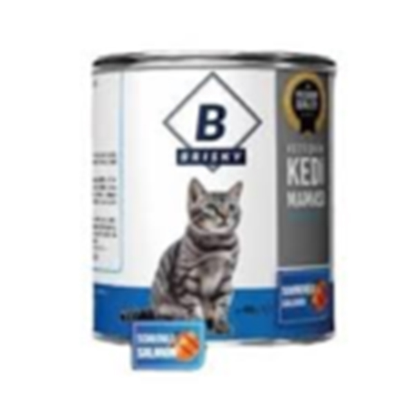 Brisky Adult Cat Can Food Salmon - 400G