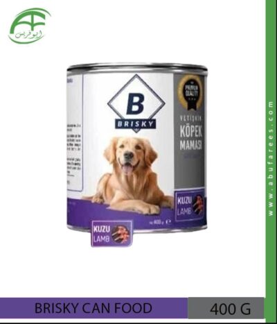 Brisky Adult Dog Can Food Lamb