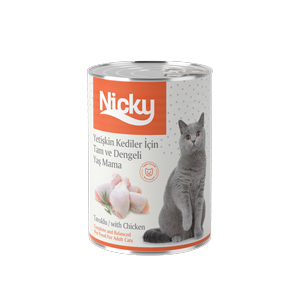 Nicky Adult Cat Wet Food - With Chicken 400G