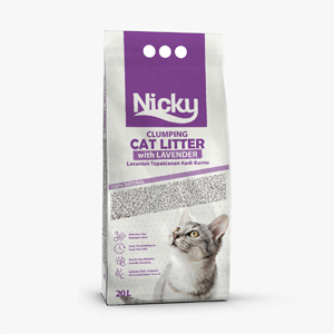 Nicky Lavender Cat Litter – 20L
